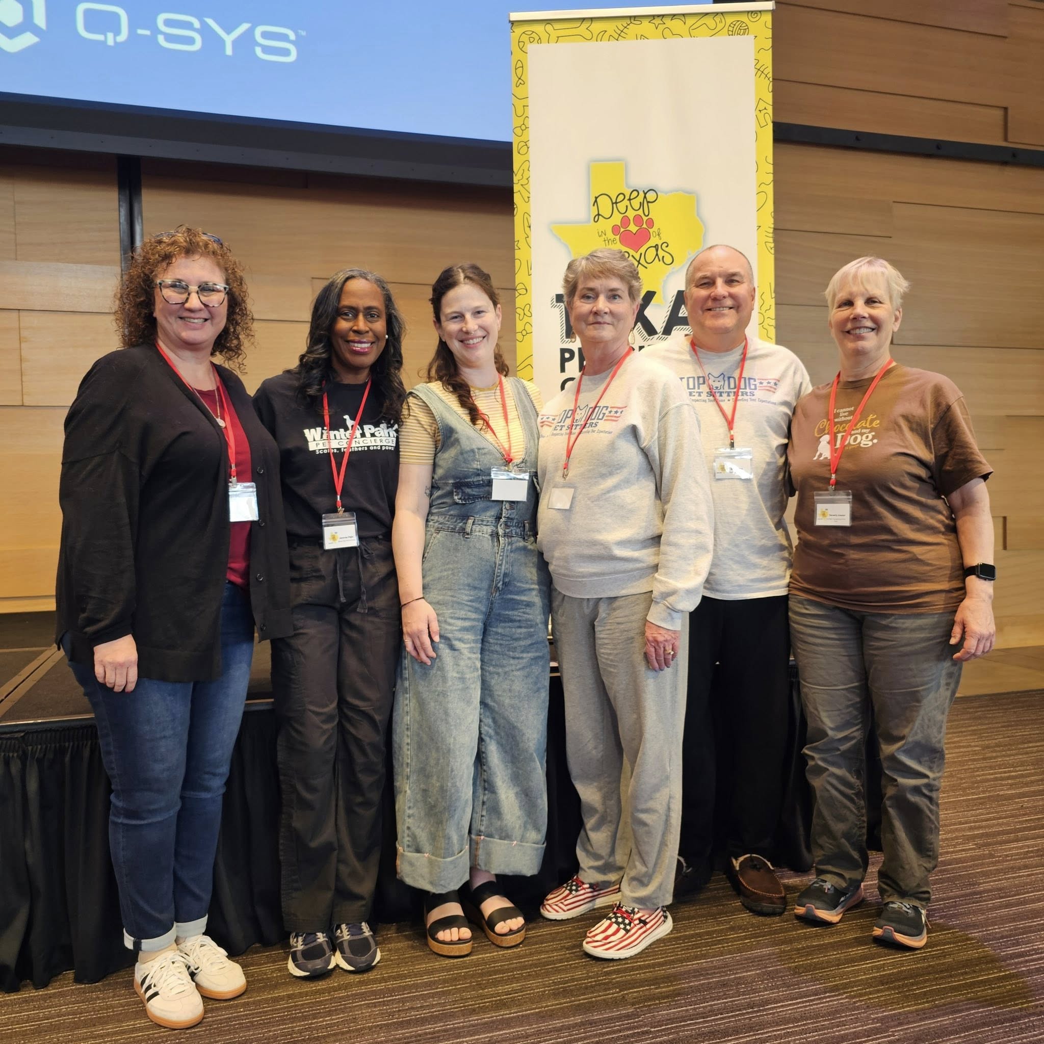 Group of speakers on stage