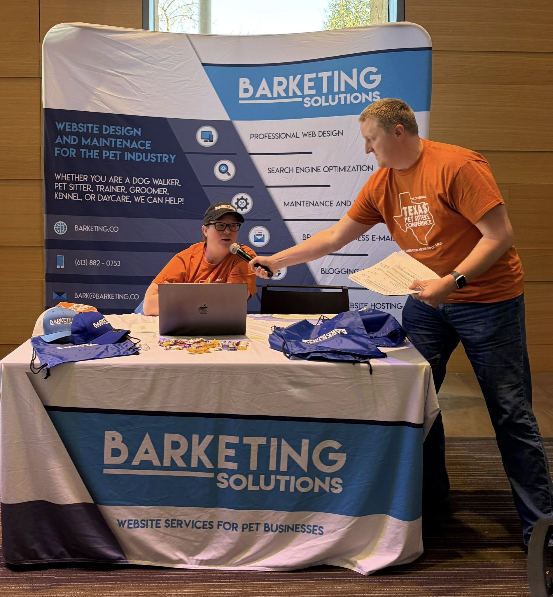 Barketing Solutions vendor booth